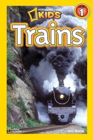 Book cover of Trains by Amy Shields