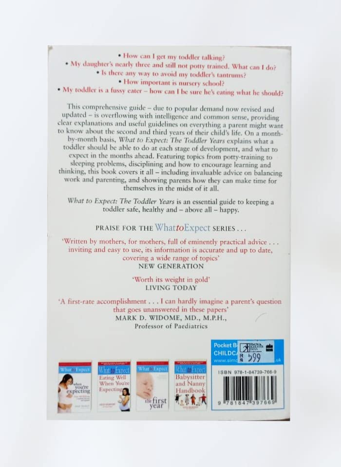 Book cover of What To Expect: The Toddler Years by Heidi Murkoff