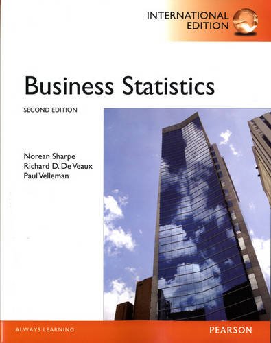 Book cover of Business Statistics by Norean D. Sharpe