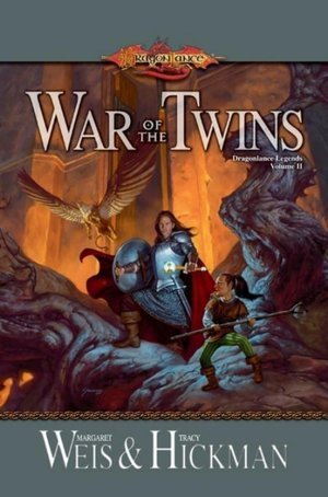 Book cover of War Of The Twins by Margaret Weis, Tracy Hickman