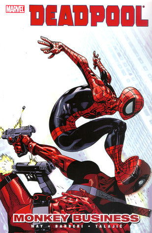 Book cover of Deadpool: Monkey Business by Daniel Way