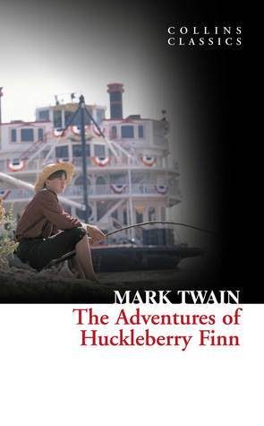 Book cover of The Adventures of Huckleberry Finn by Mark Twain