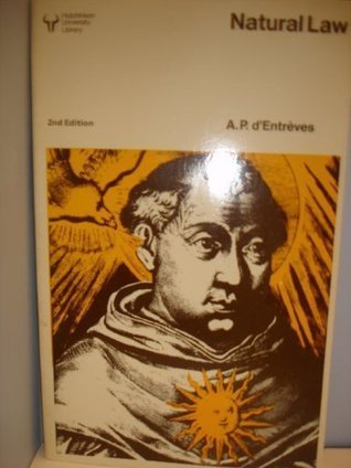 Book cover of Natural Law: An Introduction To Legal Philosophy by Alexander Passerin d'Entrèves