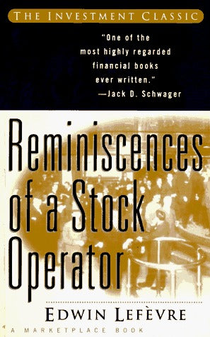 Book cover of Reminiscences Of A Stock Operator by Edwin Lefèvre