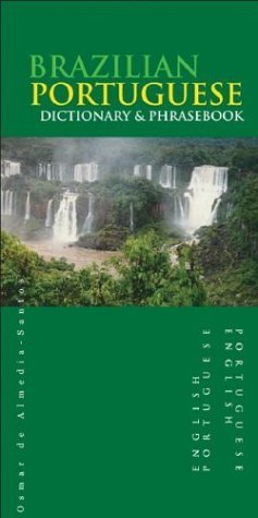Book cover of Brazilian Portuguese-English Dictionary & Phrasebook by Osmar De Almedia-Santos