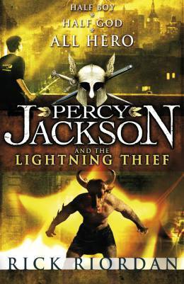 Book cover of Percy Jackson And The Lightning Thief by Rick Riordan