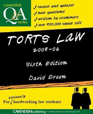 Book cover of Torts Law Q&A 2005-2006 by David                    Green
