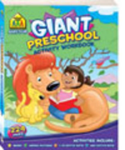 Book cover of School Zone Giant Workbooks: Preschool Activity by Unknown Author
