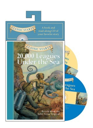 Book cover of 20,000 Leagues Under the Sea by Lisa Church (Adapted By), Dan Andreasen (Illus.)