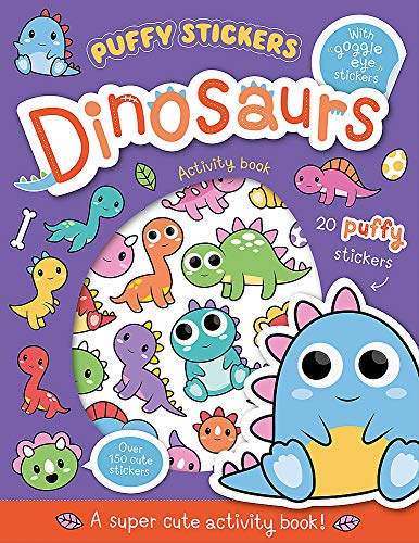 Book cover of Puffy Sticker Dinosaurs by Connie Isaacs