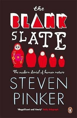 Book cover of The Blank Slate: The Modern Denial of Human Nature by Steven Pinker