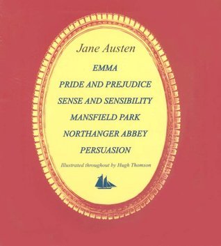 Book cover of Austen Boxed Set: "Emma", "Pride And Prejudice", "Sense And Sensibility", "Persuasion", "Mansfield Park" And "Northanger Abbey" by Jane Austen