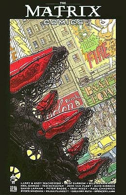 Book cover of The Matrix Comics, Vol. 1 by Lana Wachowski, Lilly Wachowski, Geof Darrow