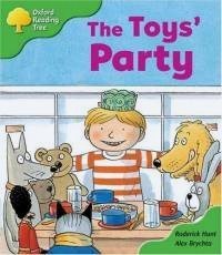 Book cover of The Toys' Party by Roderick Hunt, Alex Brychta (Illus.)
