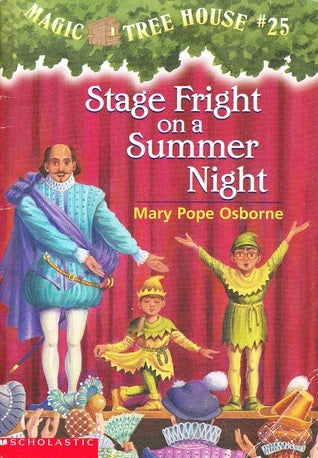 Book cover of Stage Fright On A Summer Night by Mary Pope Osborne