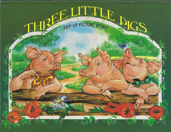 Book cover of Three Little Pigs by Unknown