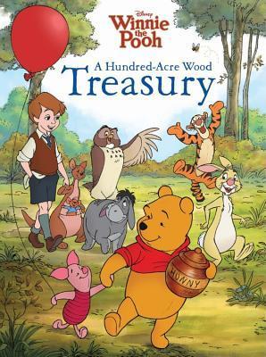 Book cover of A Hundred-Acre-Wood Treasury by Walt Disney Company, Disney Storybook Art Team (Illus.)