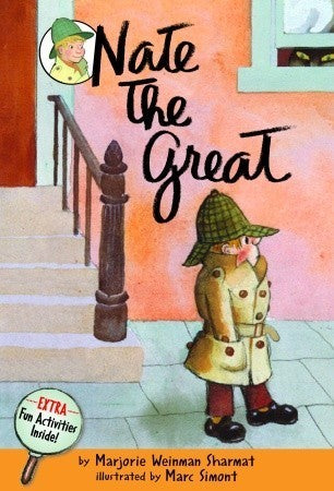 Book cover of Nate The Great by Marjorie Weinman Sharmat, Marc Simont (Illus.)