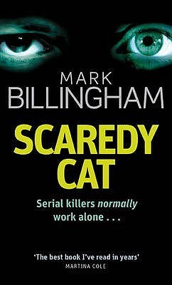 Book cover of Scaredy Cat by Mark Billingham