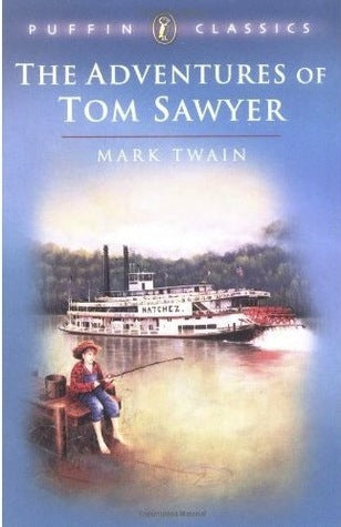 Book cover of The Adventures Of Tom Sawyer by Mark Twain
