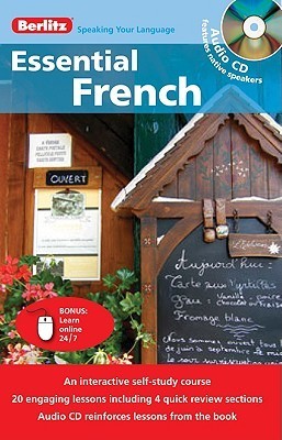 Book cover of Essential French & CD by Berlitz Publishing Company, Muriel Placet-Kouassi