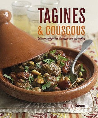 Book cover of Tagines And Couscous: Delicious Recipes For Moroccan One-Pot Cooking by Martin(Photo Ghillie(Author) ; Brigdale