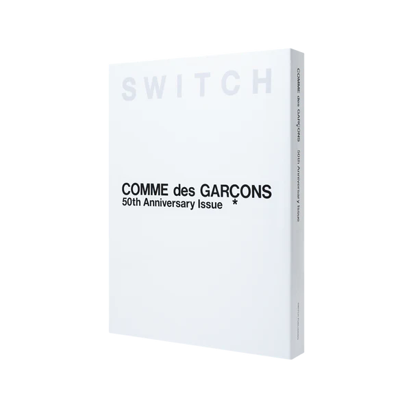 Book cover of Switch 2023 Japan Magazine Comme Des Garçons 50th Anniversary Issue