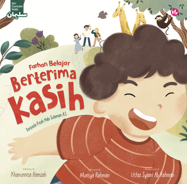 Book cover of Farhan Belajar Berterima Kasih by Khairunnisa Hamzah