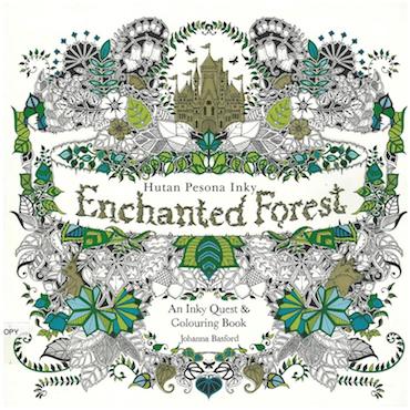 Book cover of Enchanted Forest by Johanna Basford