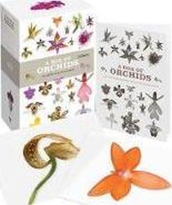 Book cover of A Box Of Orchids: 100 Beautiful Postcards